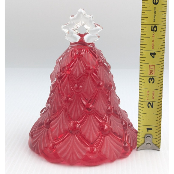 Original WaltherGlas Red Glass Bell Winter Christmas Tree Germany 5.5" H Rare - Picture 10 of 10